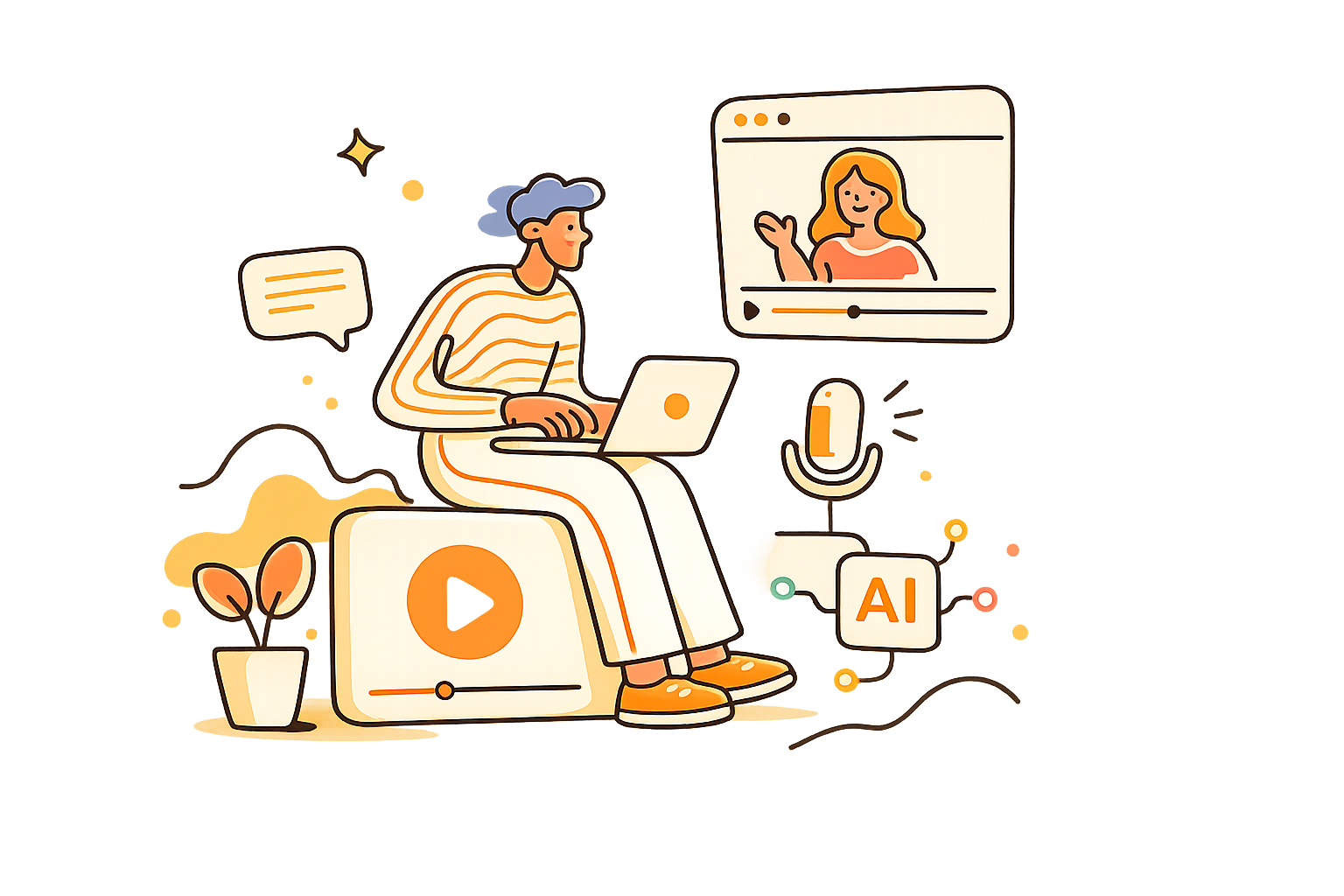 Chatbot Pal, an AI concierge chatting with a website visitor and booking them in